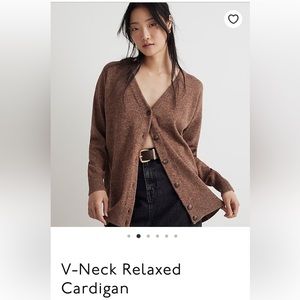 Madewell v-neck relaxed cardigan
